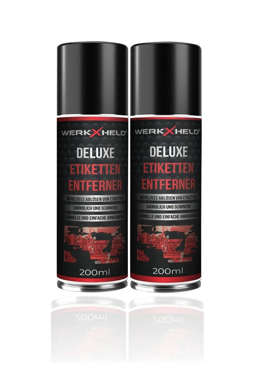 WerkXheld Etikettenentferner SET – 2× 200 ml
