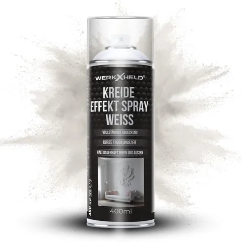 WerkXheld Kreidespray creme 400ml – 2 Farben