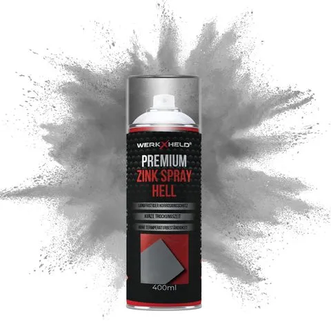 WerkXheld Zinkspray hell 400ml – 2 Farben