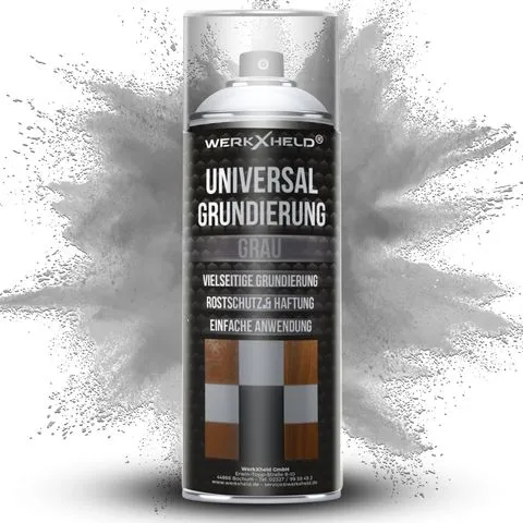 WerkXheld Haftgrundierung Spray Grau 400ml – 3 Farben